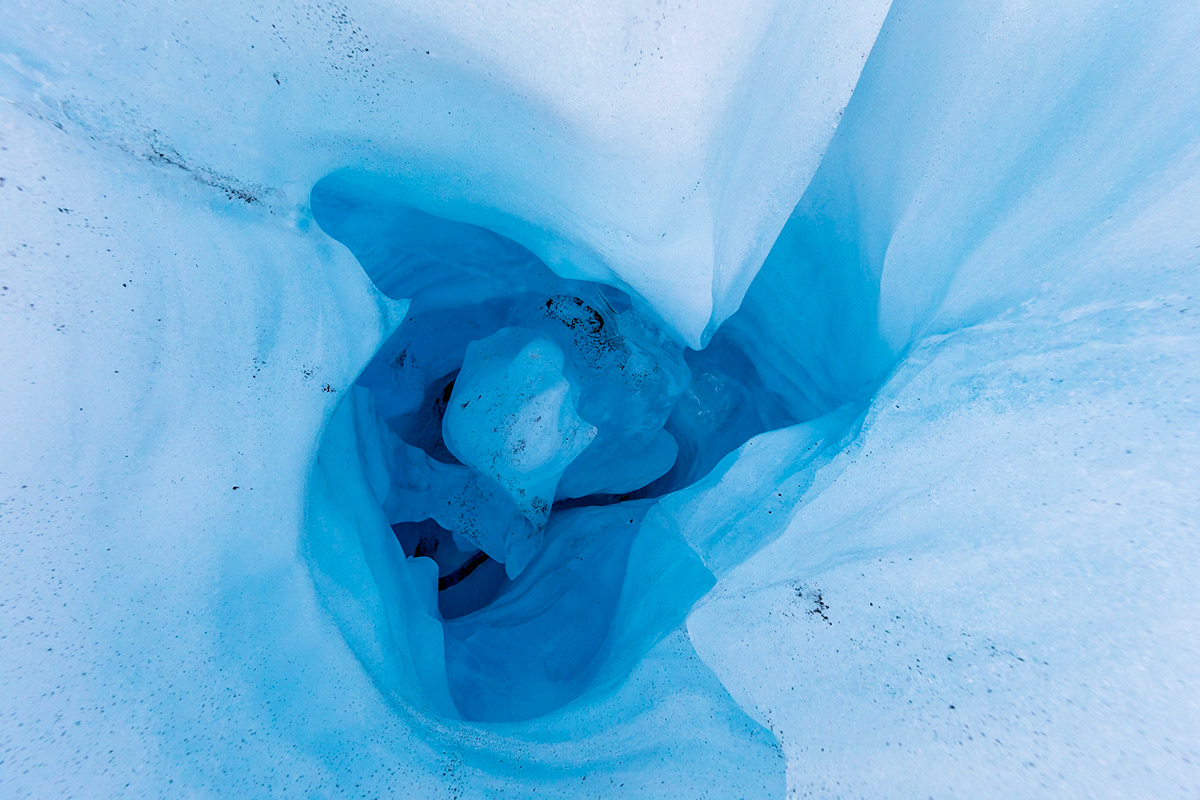 norway glacier ice cold Crevasse cave hole blue blue ice Nature frozen climate change global warming melting details