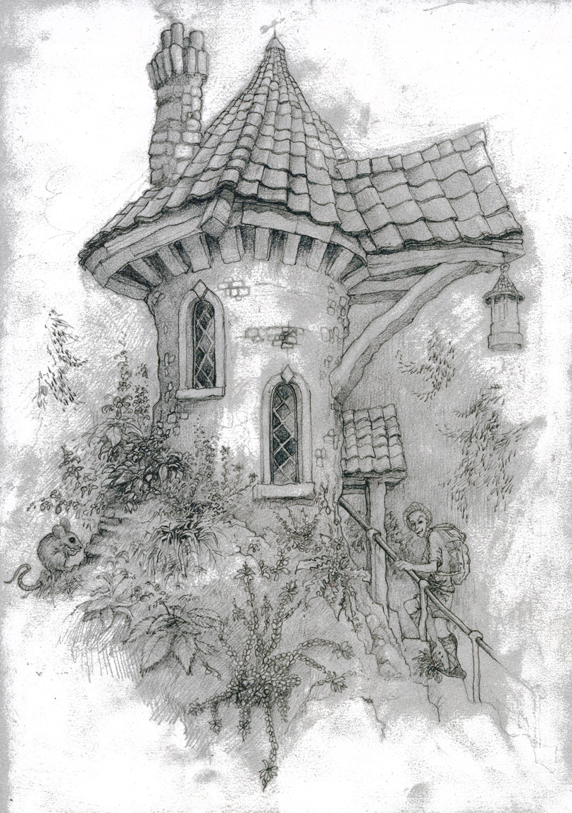 The Tower House Lantern House  Elfin House faerie fairy tiny house