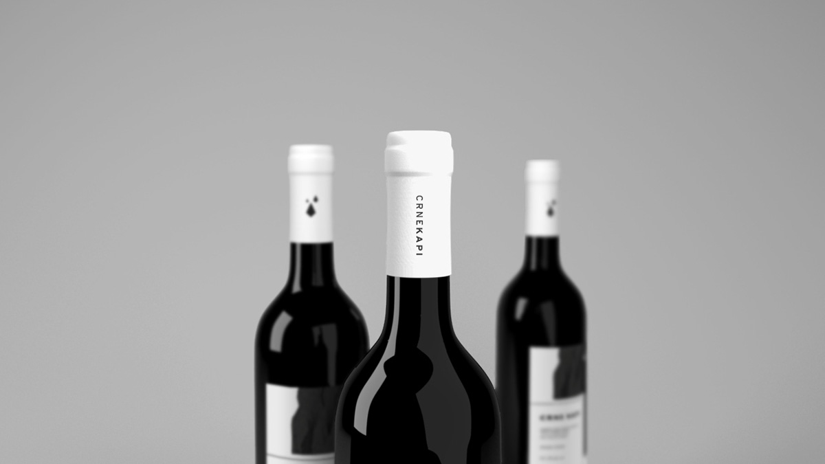 Crne Kapi  Black Drops  wine label wine brand