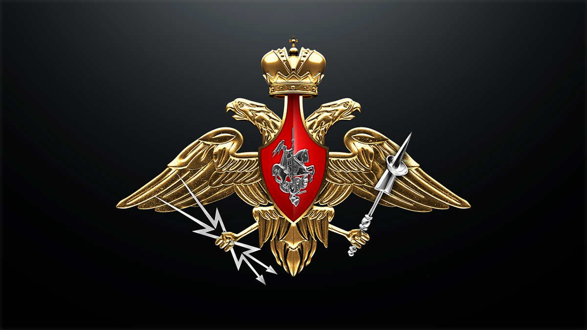 visualization 3D black brother Russia army Simbols