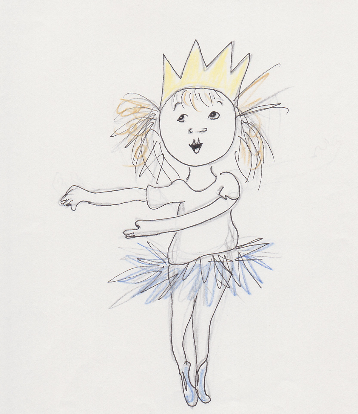 children's book art childrens books picture books Picture book illustration Paris france princess smartypants Dancing Princess kids art
