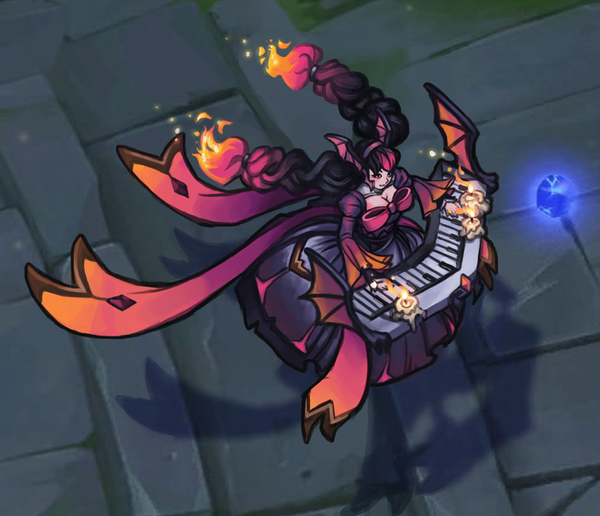 fan skin concept league of legends lol sona bewitching skin concept.