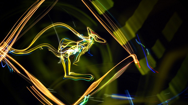 light painting  slow shutter Australia  flash  light trails  abstract