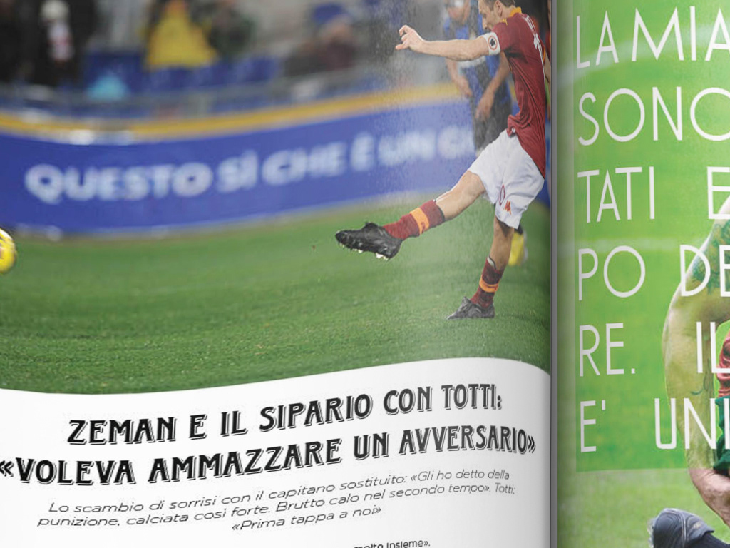 football calcio soccer magazine sport SerieA liga intervista futball delpiero editorial Ronaldo interview type season