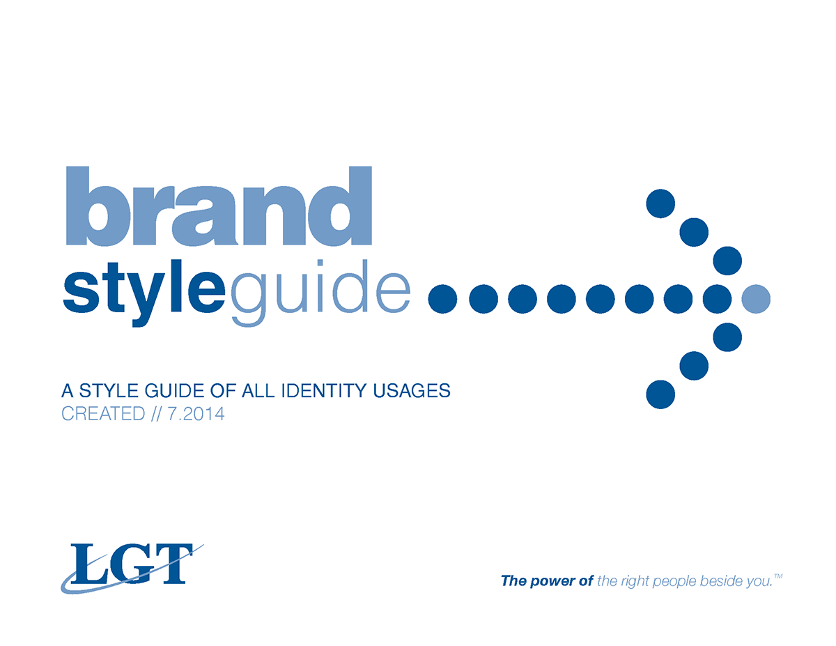 brand logo Corporate Identity Guide LGT