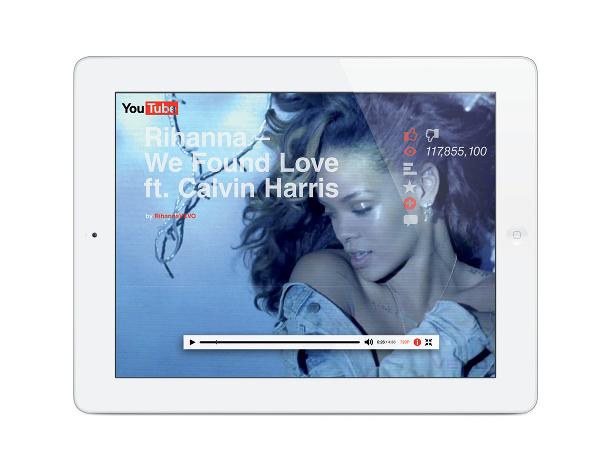 youtube redesign UI ux Website Rebrand iPad iphone desktop