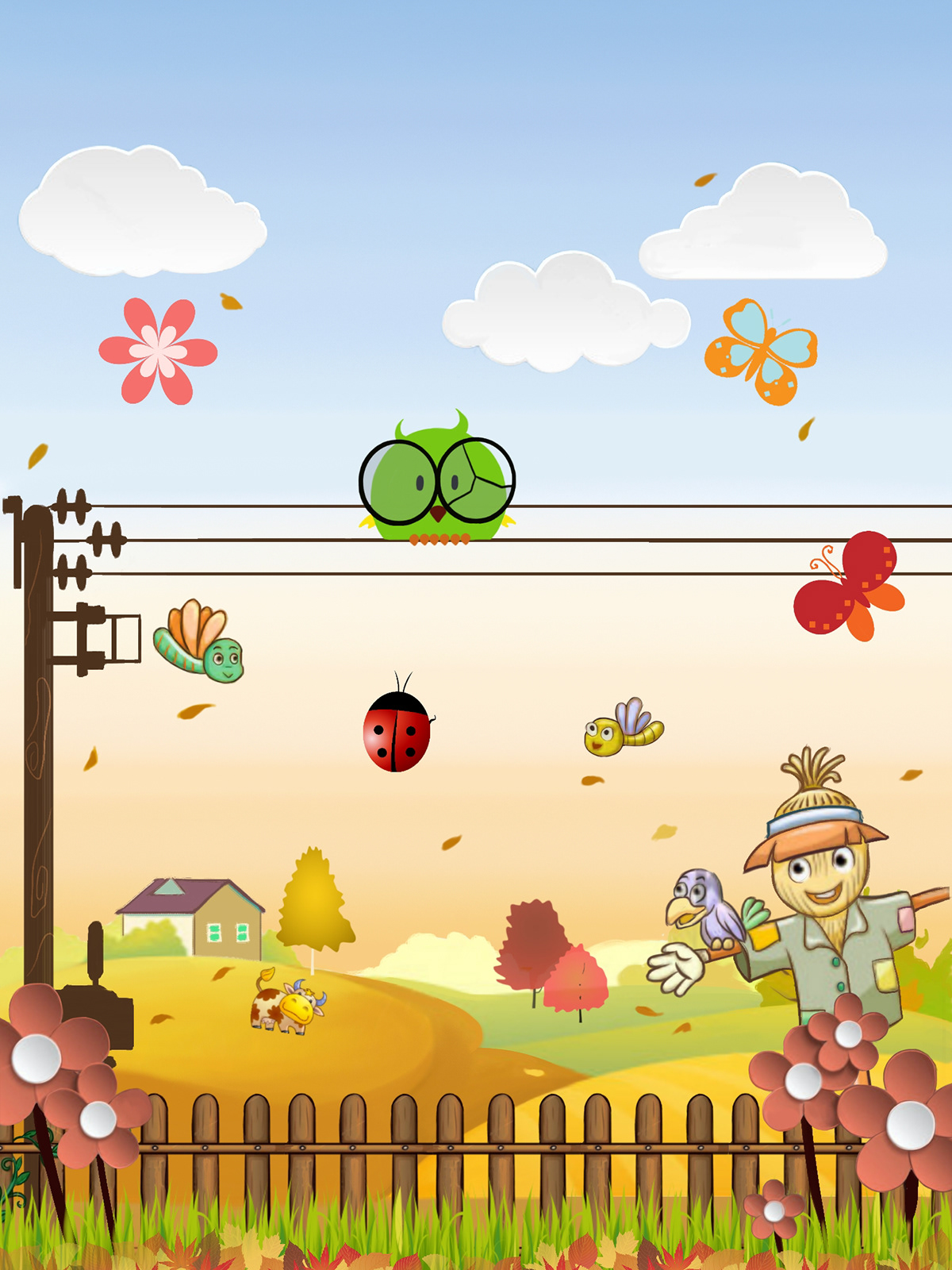 bird escape game application digital design Fun Owl' play