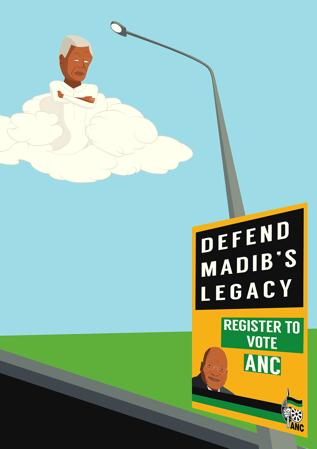 ijusi magazine Mandela anc madib's Election poster south africa madiba