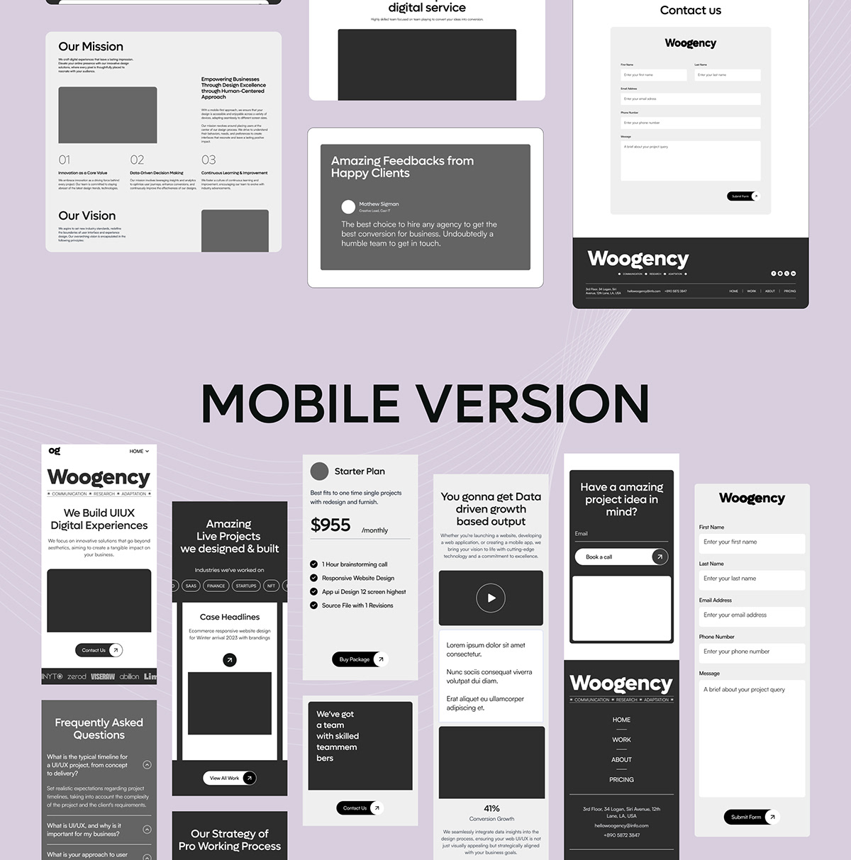 Web Design  Website Responsive UI/UX Figma ui design UI user interface UX design template