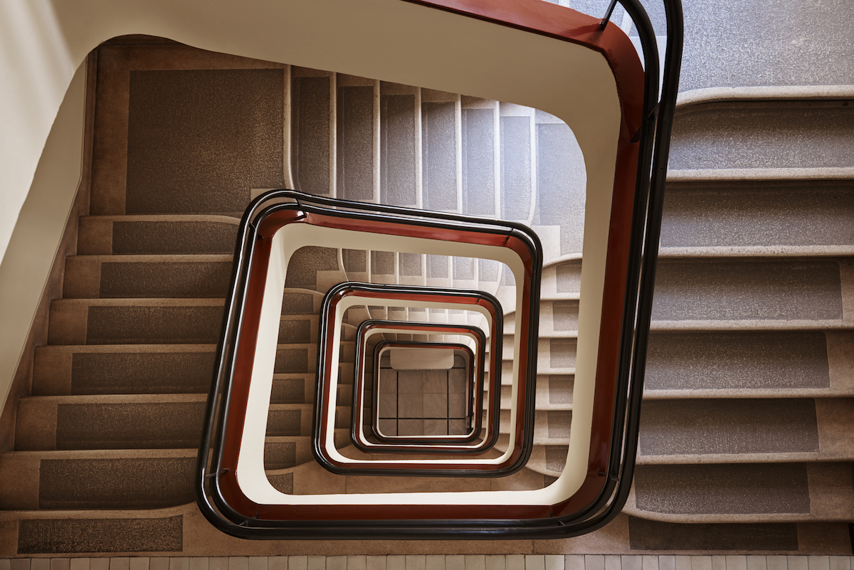 bauhaus Staircase Spiral budapest stairways Time Machine minimal Urban lumas