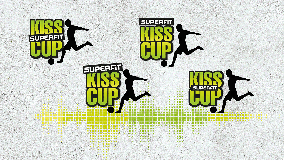 logo design Icon KissCup football