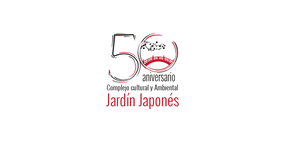Isologo isologotype logo branding  jardin japones contest graphic design  anniversary special edition
