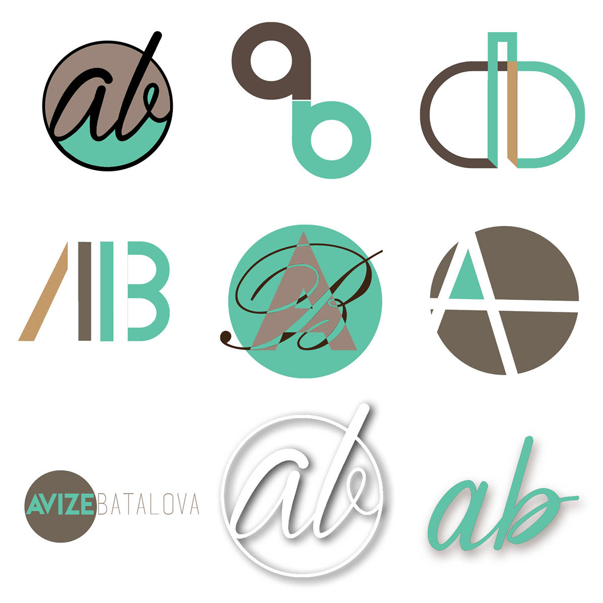 tesselation logos personal branding