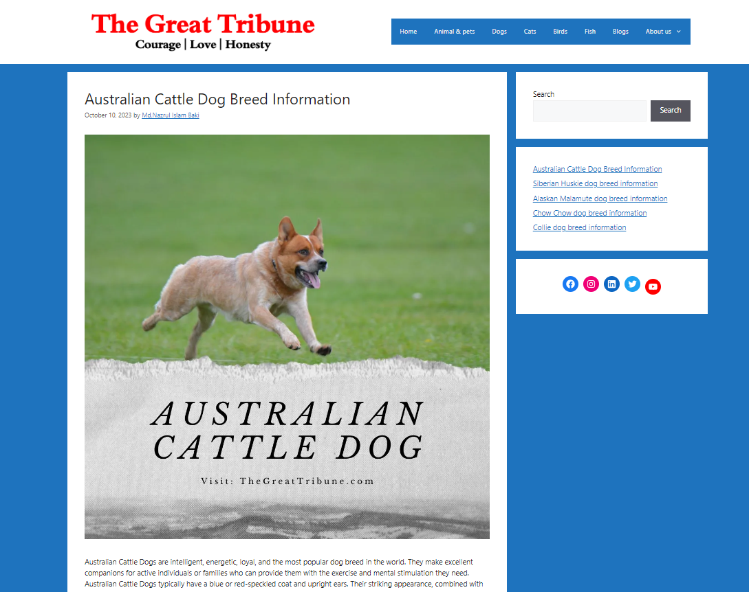 The Great Tribune Website