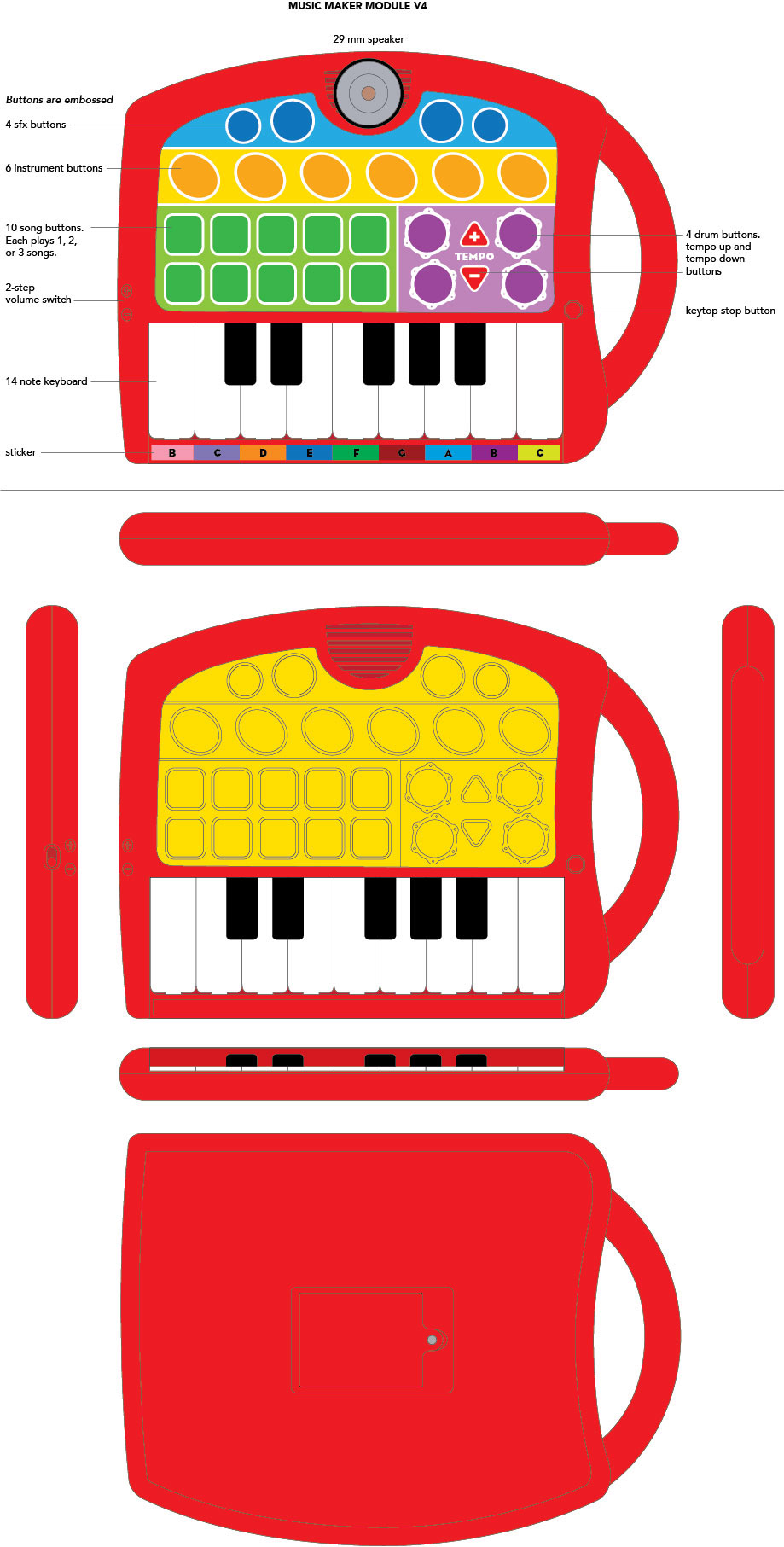 toy keyboard music maker Electronic Instrument
