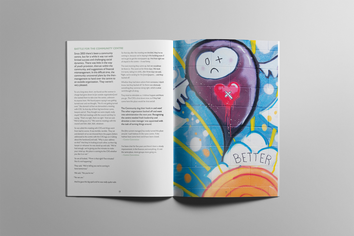 editorial design  print brochure page layout Alloa scotland graphic design  print design  a5 design