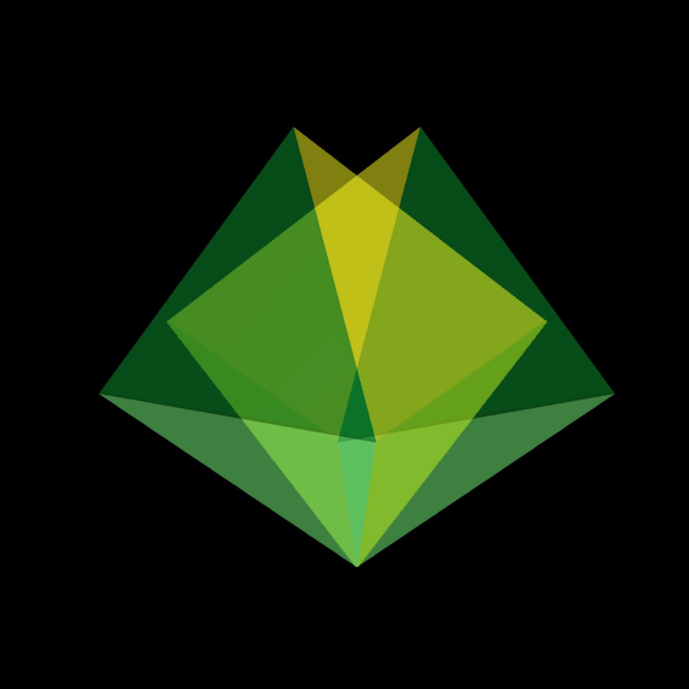 logo geometric pyramids
