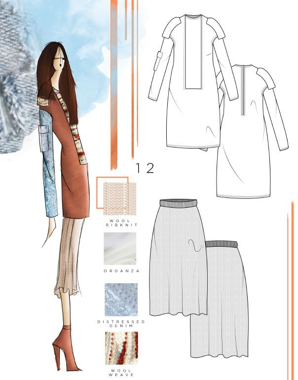 photoshop Illustrator sketch cad rendering fashion design