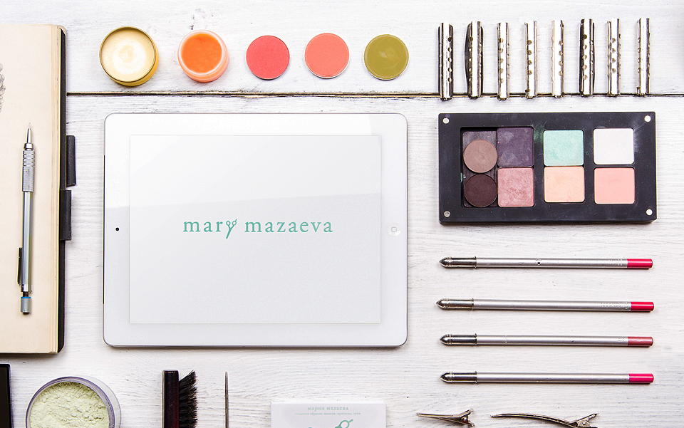 Mary Mazaeva playfull design business card