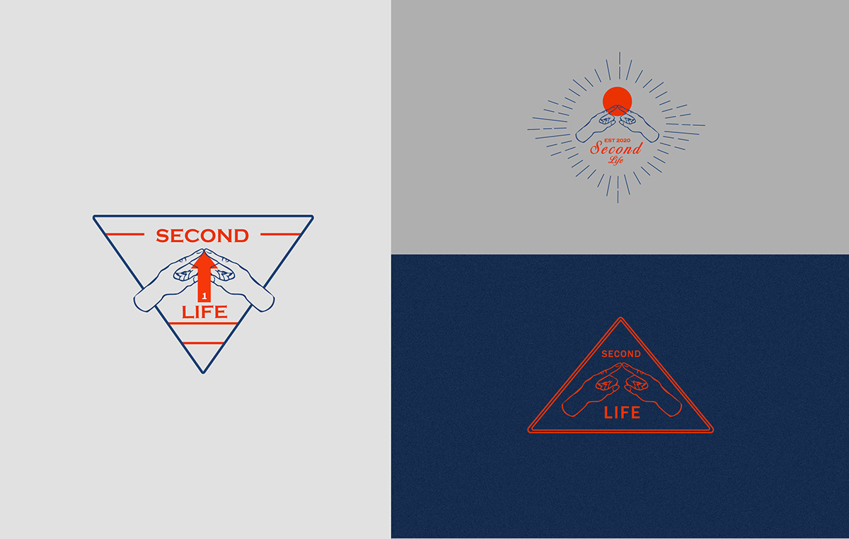 arrow handsketching ILLUSTRATION  logodesign Military pointing secondlife triangle logo up vintage