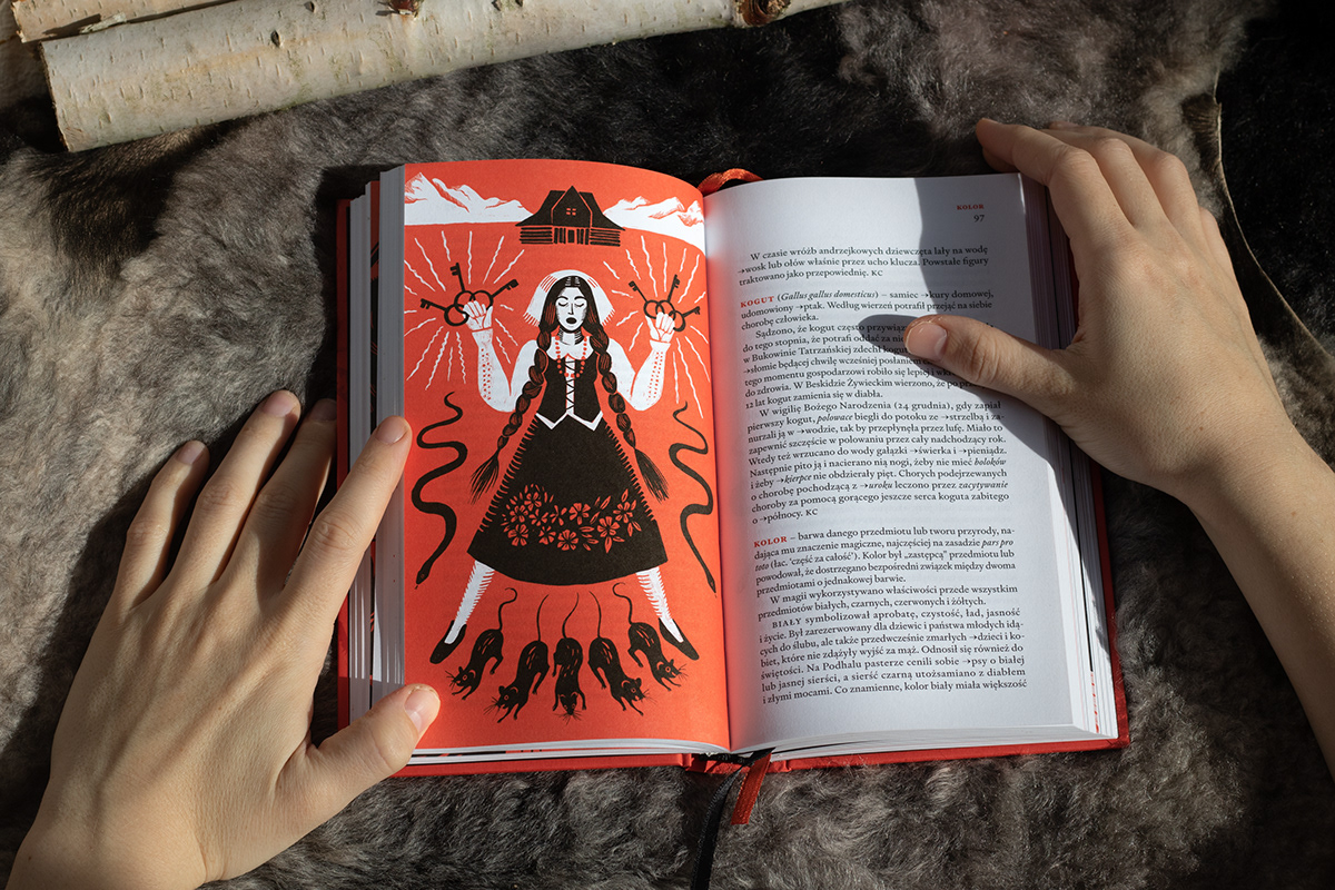 witchcraft ritual Illustrated book Slavic Folklore Magic   tatrzański park narodowy Aleksandra Czudżak górale polish folk