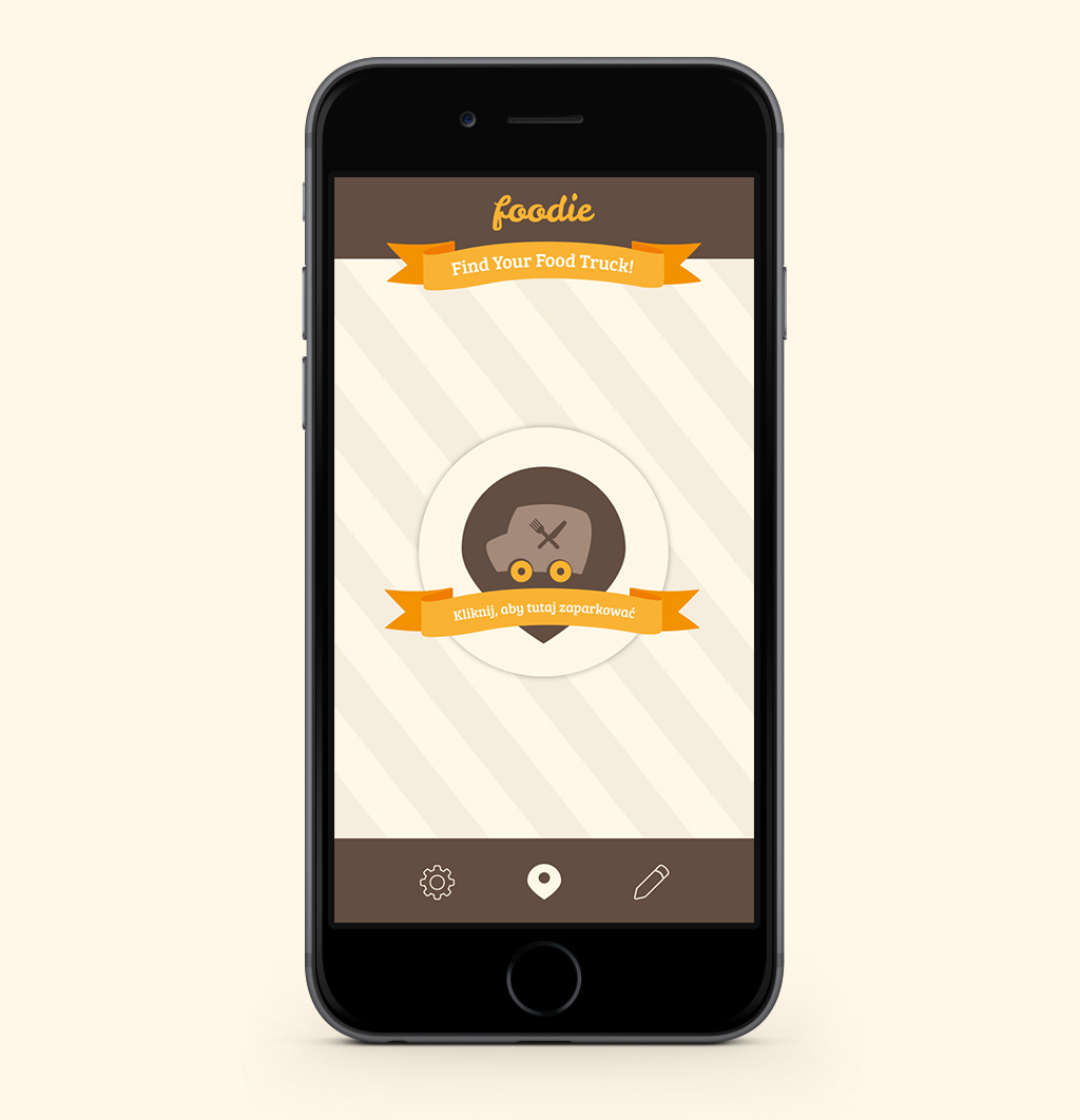 Food truck Icon app Application Design mobile foodie ios android Interface design Food  map slow food Fast food Street Food