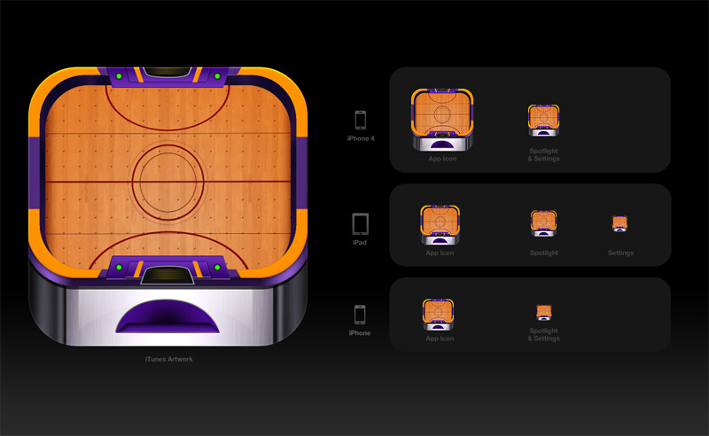 Icon ios apple iPad iphone  hockey  game   app