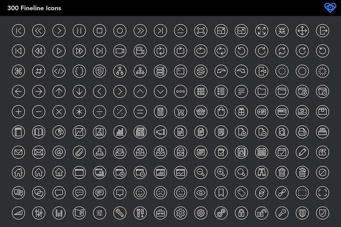 icons line stroke psd svg EPS ai png