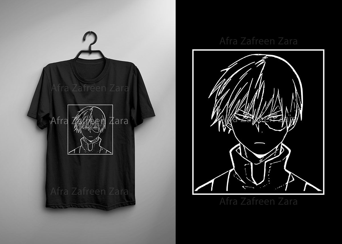 anime streetwear Tshirt Design for sale typography   Clothing apparel design Unique trendy