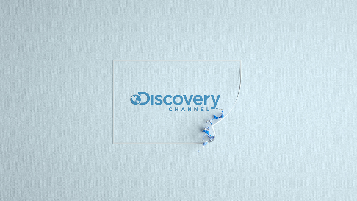 Discovery Channel fluid smoke Fur particles branding 