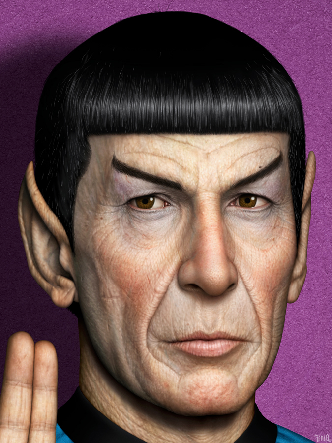 digital painting Star Trek ILLUSTRATION  art surrealism photoshop wacom
