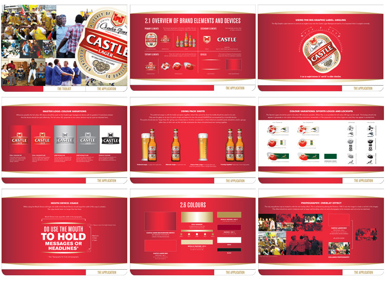 Castle Lager Corporate Identity corporate guidelines