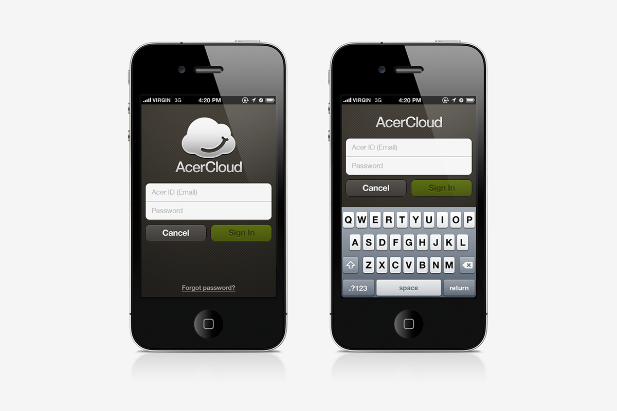 AcerCloud acer Mobile app
