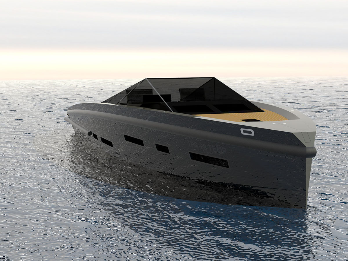 rendering yacht Project 3D Render vray