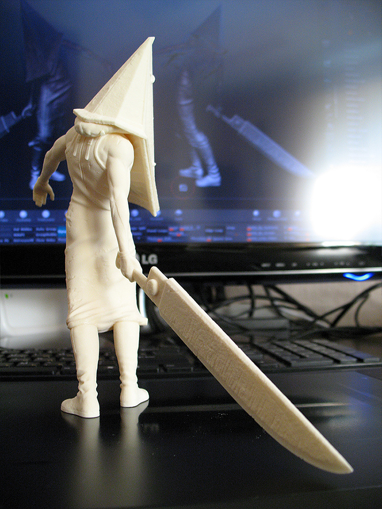 silent hill red pyramid thing pyramid head monster game Fan Art