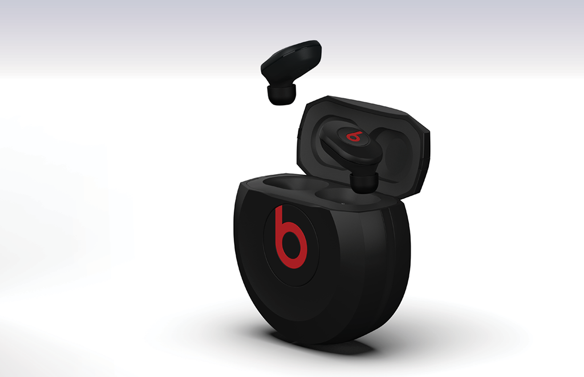 beats branding  design earbud headphones industrial design  product design 