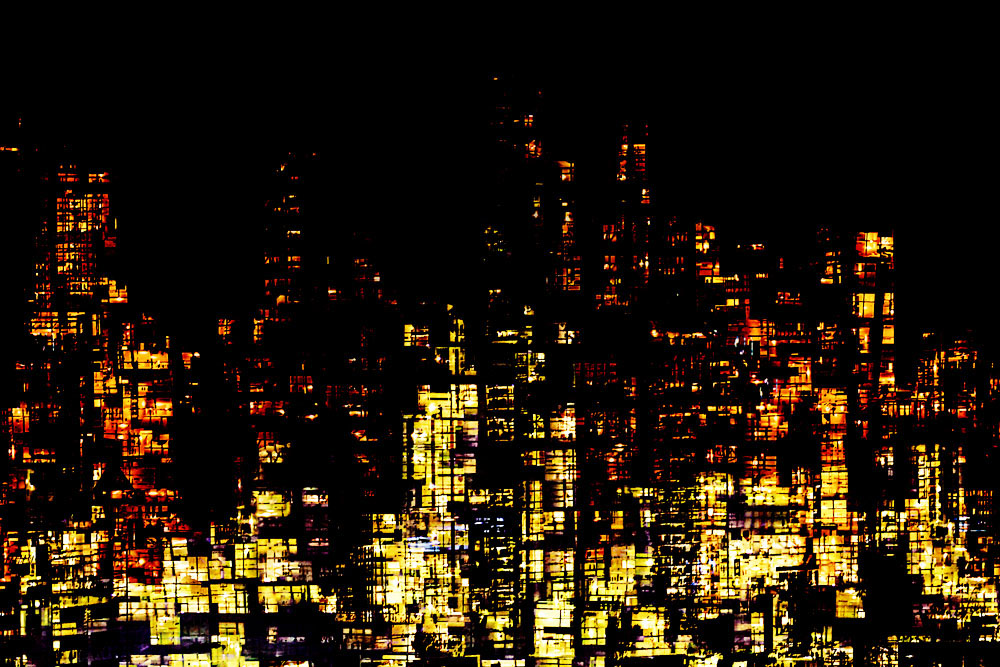 Urban grunge cityscapes