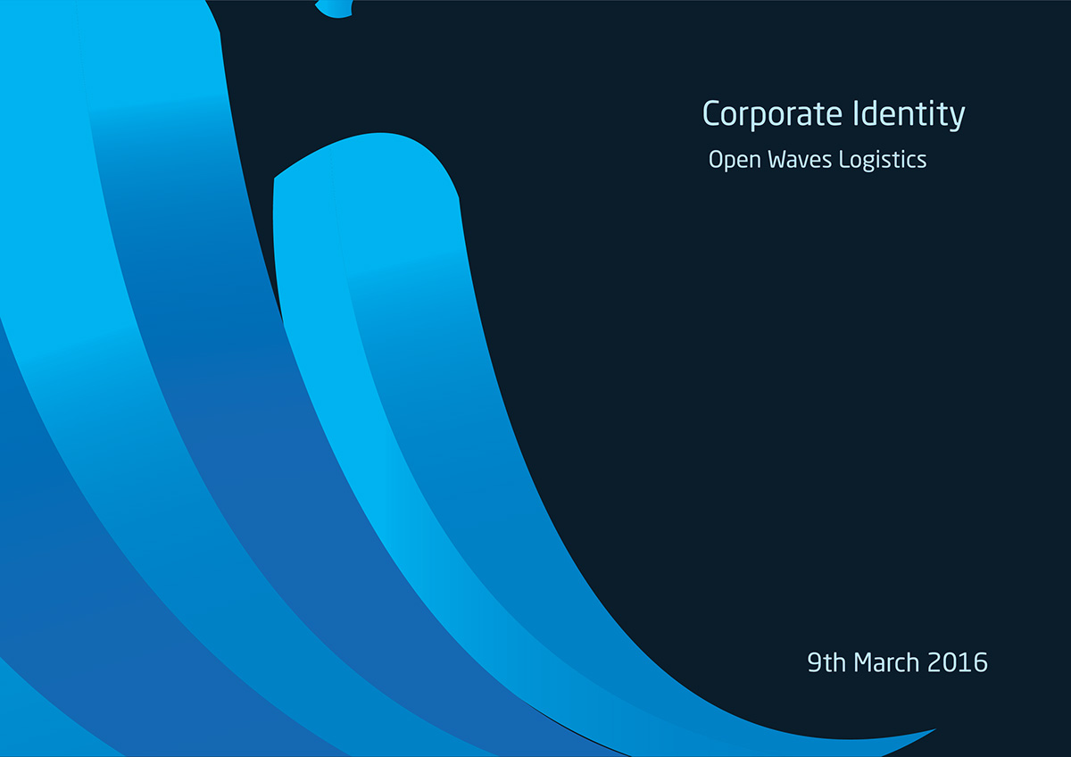 #corporate identity #Open waves #logistics #Logo #Branding