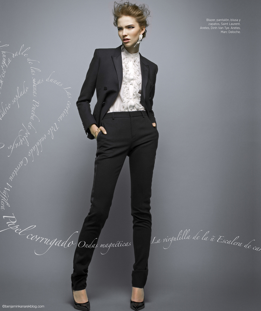 Benjamin Kanarek Style model fashion editorial harper's bazaar fashion photography sasha luss