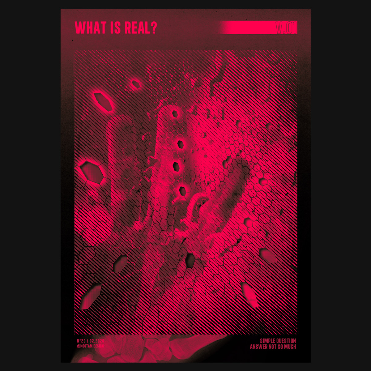 poster design graphic visual art daily Collection Layout type afiche editorial