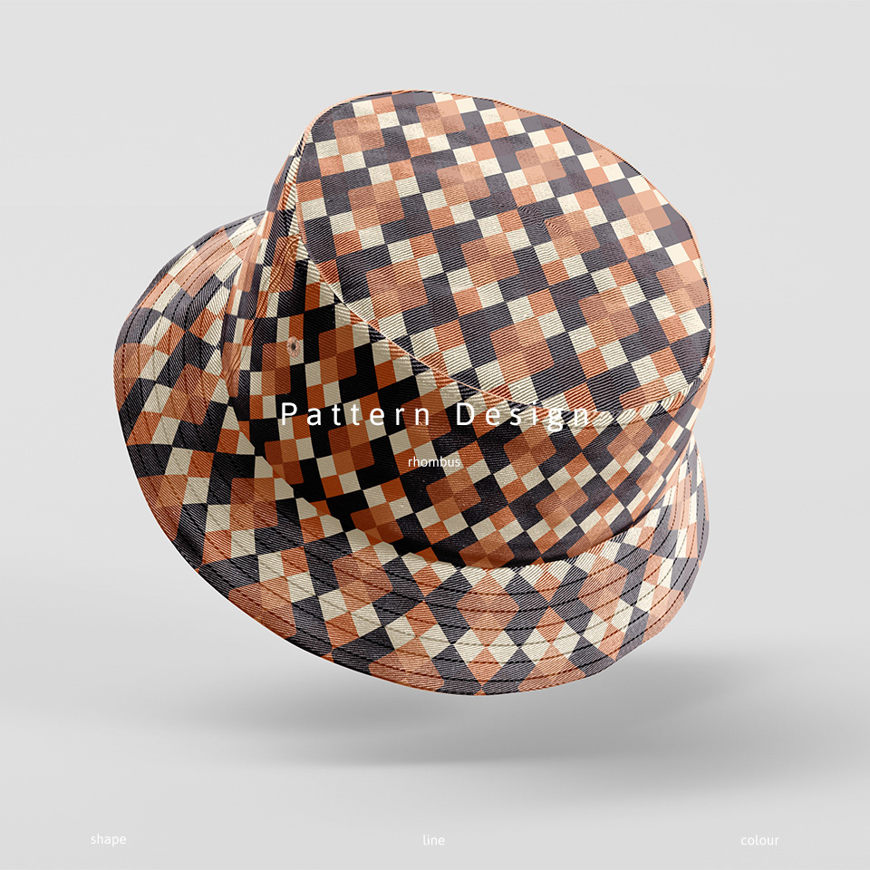 abstract fabric Fashion  geometric ILLUSTRATION  pattern print design  rhombus seamless pattern textile design 