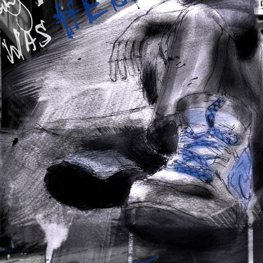 pylons Graffiti Break dancing boy paint mixed media hand writing hand drawn typography black and white photo lexi water colour