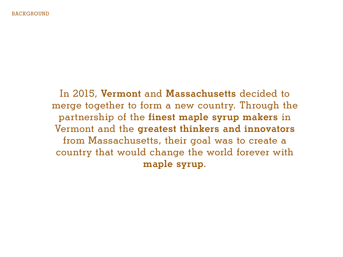 utopia maple syrup science Vermont Massachusetts innovation currency design money atlas country book pancake identity