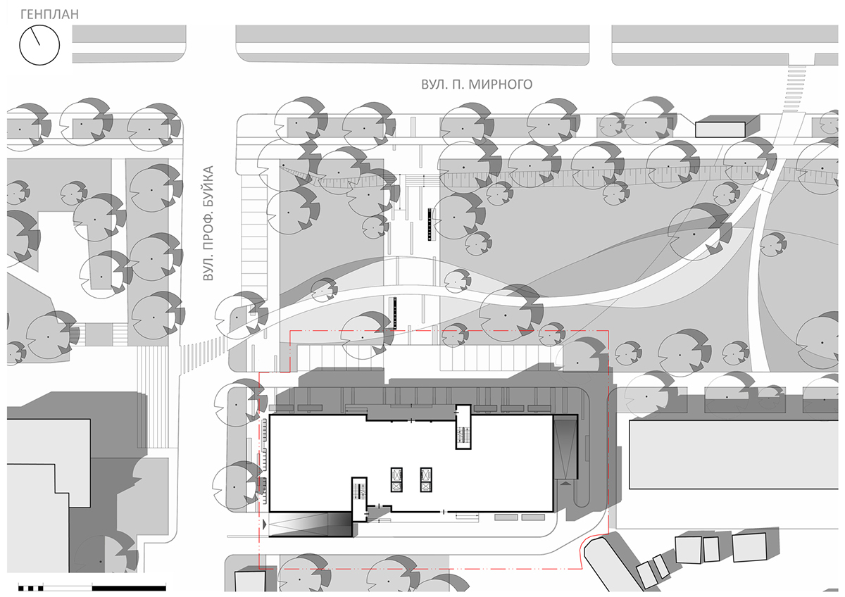 Elevation design Project Lviv contest visualization
