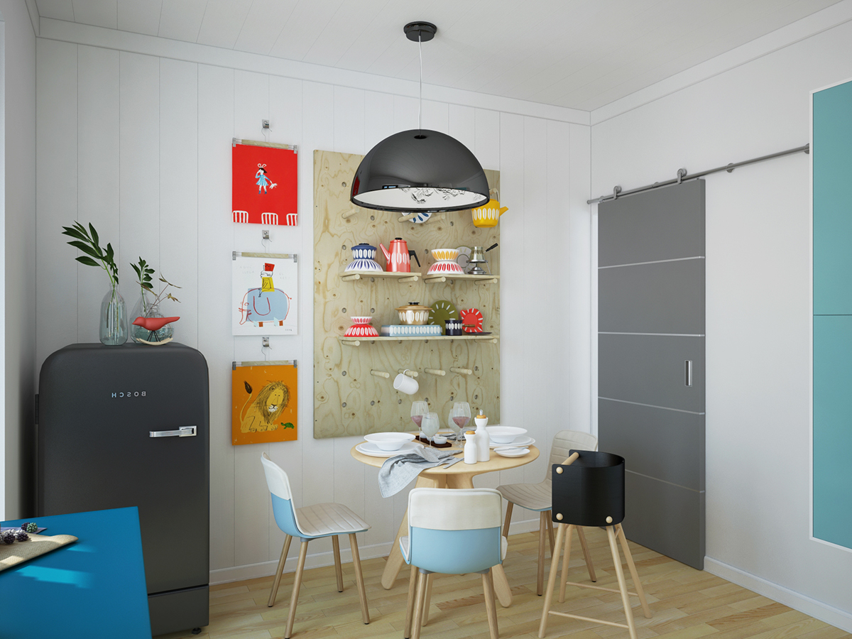 Fajno fajnodesign  design Interior story toy wood kitchen интерьер Brest belarus moskow
