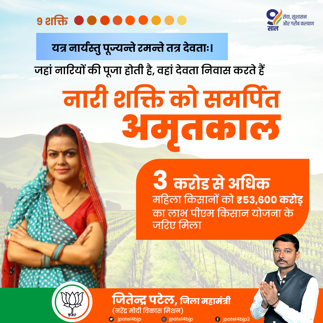 BJP political poster design Social media post indore