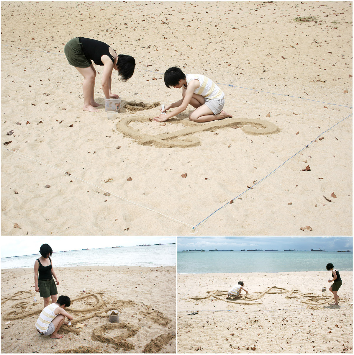 experimental process  design process  material Outdoor beach grass  childhood poster handmade  FOOD experiment  Play  mistake  exploration 