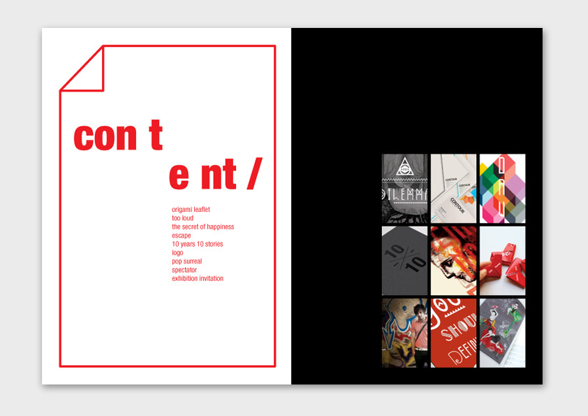 book art design portfolio red black White Project Collection