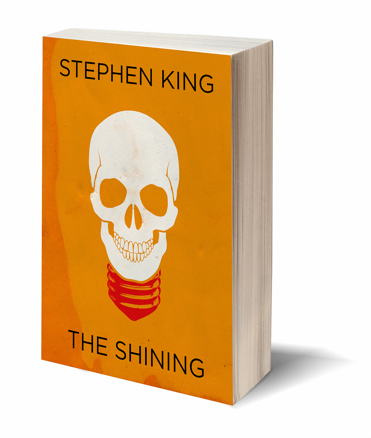 book cover covers horror writer stephen king design front skull Minimalism vintage fan art