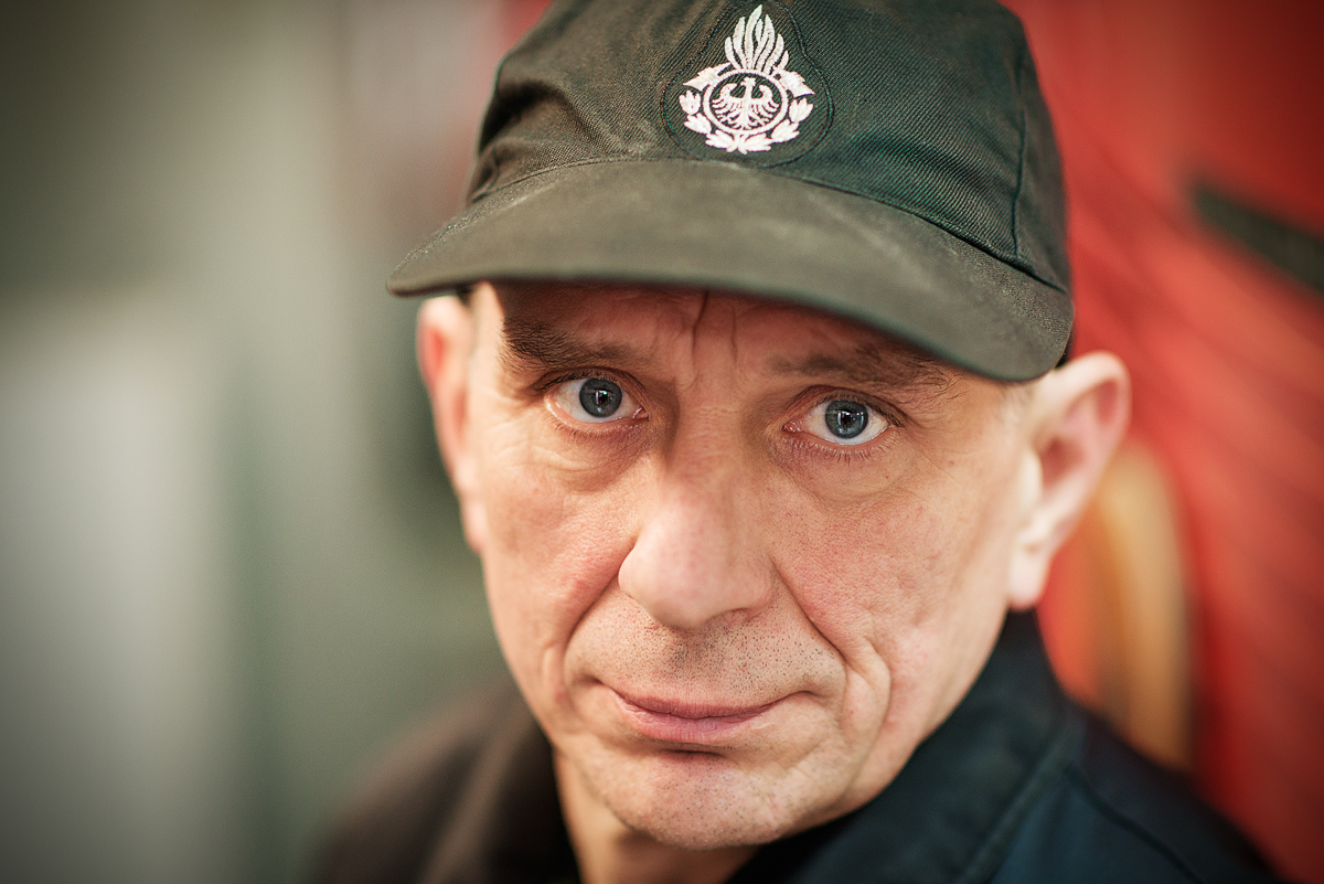 Bartek Furdal Photographer Location fire Brigade portrait group shot editorial personal Naleczow Poland 2014 creative